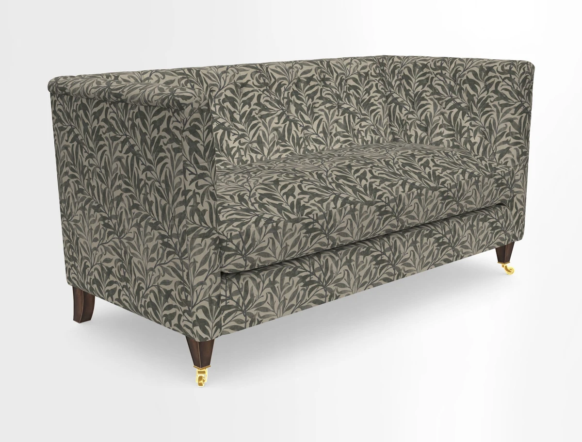 Holt Sofa in Cloth 22 Grand Teton Jade Seat in Cloth 22 Cedar Breaks Jade