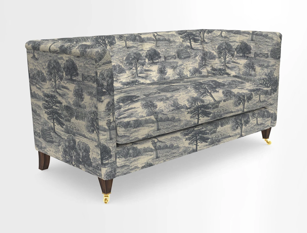 Holt Sofa in Cloth 22 Grand Teton Jade Seat in Cloth 22 Cedar Breaks Jade