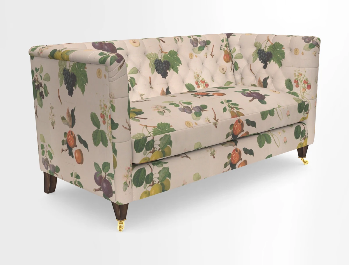 Holt Sofa in Cloth 22 Grand Teton Jade Seat in Cloth 22 Cedar Breaks Jade