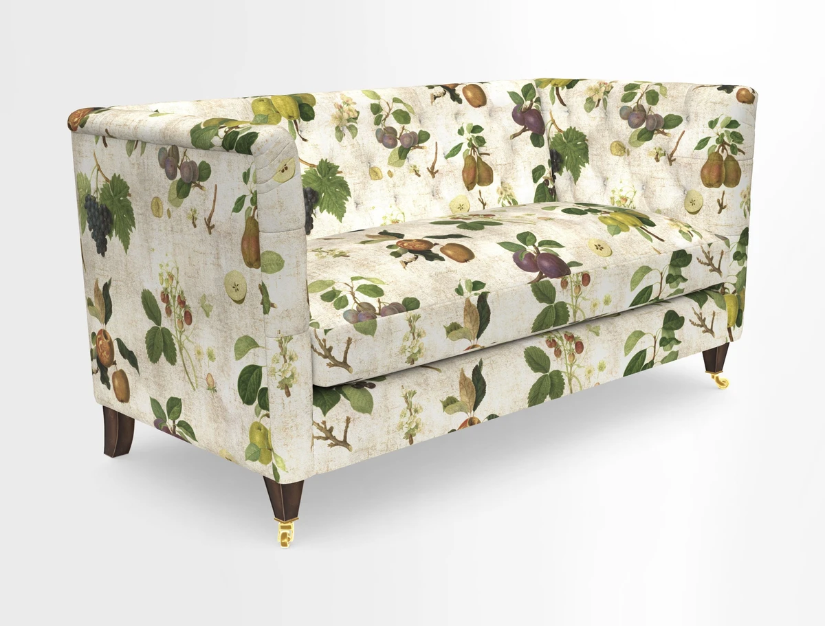 Holt Sofa in Cloth 22 Grand Teton Jade Seat in Cloth 22 Cedar Breaks Jade