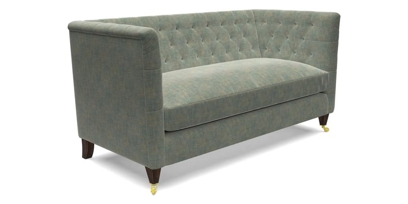 Holt Sofa in Cloth 22 Grand Teton Jade Seat in Cloth 22 Cedar Breaks Jade