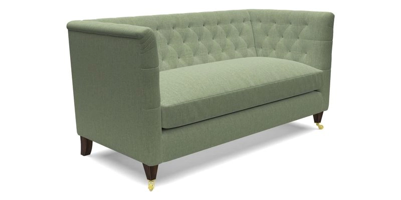 Holt Sofa in Cloth 22 Grand Teton Jade Seat in Cloth 22 Cedar Breaks Jade