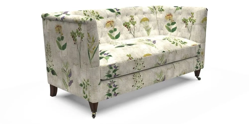 Holt Sofa in Cloth 22 Grand Teton Jade Seat in Cloth 22 Cedar Breaks Jade