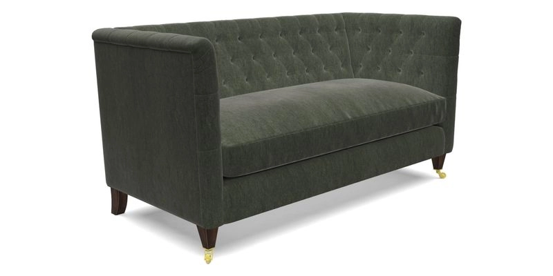 Holt Sofa in Cloth 22 Grand Teton Jade Seat in Cloth 22 Cedar Breaks Jade