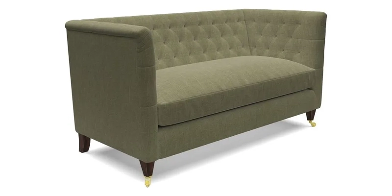 Holt Sofa in Cloth 22 Grand Teton Jade Seat in Cloth 22 Cedar Breaks Jade