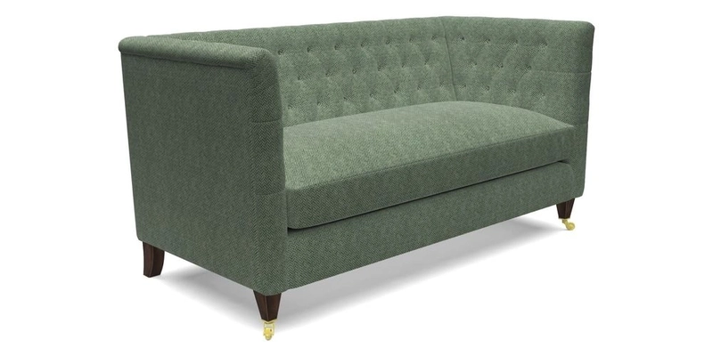 Holt Sofa in Cloth 22 Grand Teton Jade Seat in Cloth 22 Cedar Breaks Jade