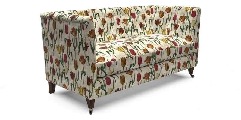 Holt Sofa in Cloth 22 Grand Teton Jade Seat in Cloth 22 Cedar Breaks Jade