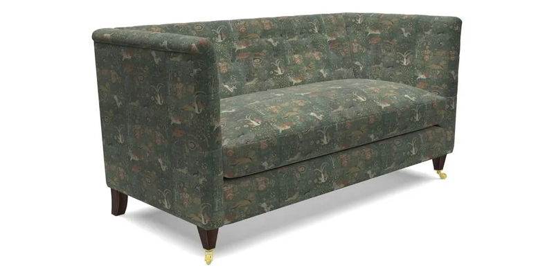 Holt Sofa in Cloth 22 Grand Teton Jade Seat in Cloth 22 Cedar Breaks Jade