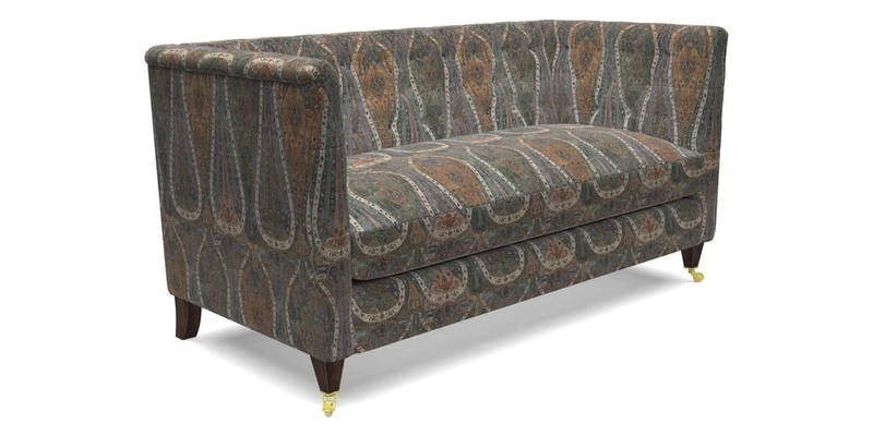 Holt Sofa in Cloth 22 Grand Teton Jade Seat in Cloth 22 Cedar Breaks Jade
