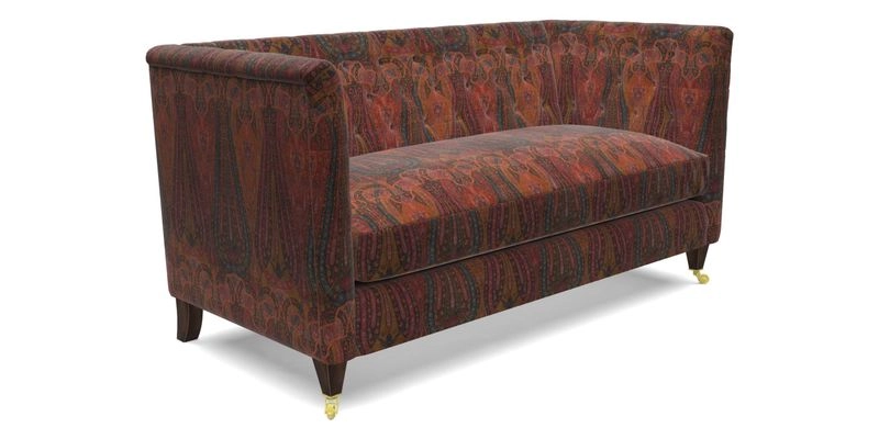 Holt Sofa in Cloth 22 Grand Teton Jade Seat in Cloth 22 Cedar Breaks Jade