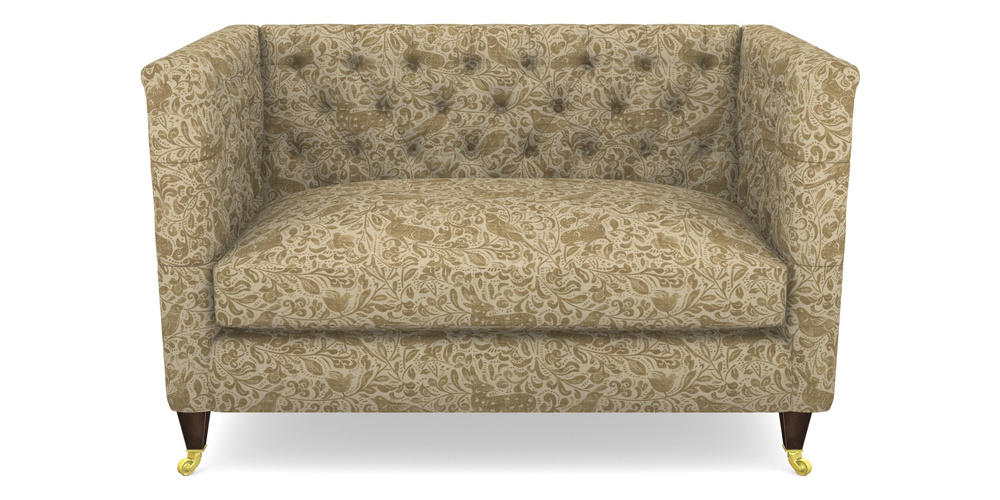 Product photograph of Holt 2 Seater Sofa In V A Drawn From Nature - Bird And Rabbit - Gold from Sofas and Stuff Limited