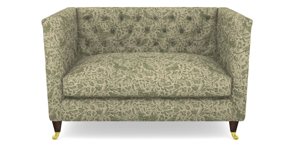 Product photograph of Holt 2 Seater Sofa In V A Drawn From Nature - Bird And Rabbit - Light Green from Sofas and Stuff Limited