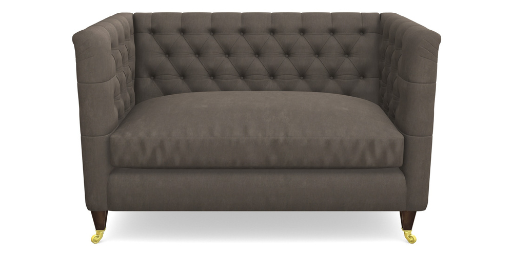 Product photograph of Holt 2 Seater Sofa In Clever Tough And Eco Velvet - Chrome from Sofas and Stuff Limited