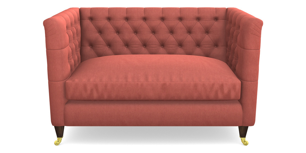 Product photograph of Holt 2 Seater Sofa In Clever Tough And Eco Velvet - Damson from Sofas and Stuff Limited