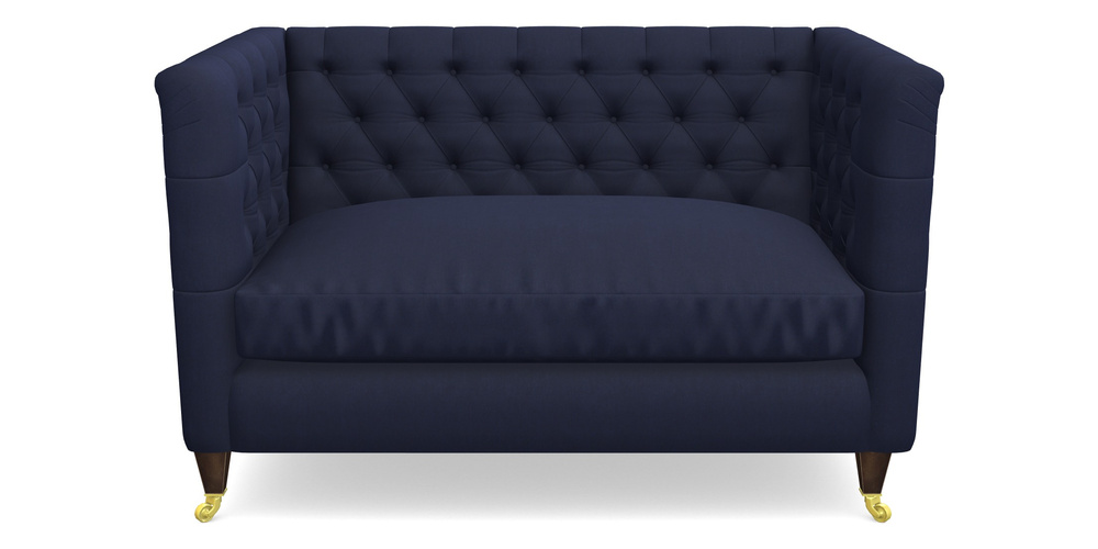 Product photograph of Holt 2 Seater Sofa In Clever Tough And Eco Velvet - Indigo from Sofas and Stuff Limited