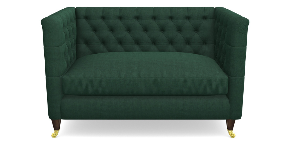 Product photograph of Holt 2 Seater Sofa In Clever Tough And Eco Velvet - Pine from Sofas and Stuff Limited