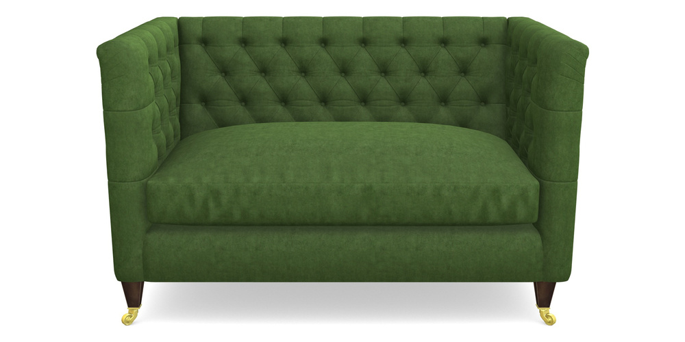 Product photograph of Holt 2 Seater Sofa In Clever Tough And Eco Velvet - Shamrock from Sofas and Stuff Limited