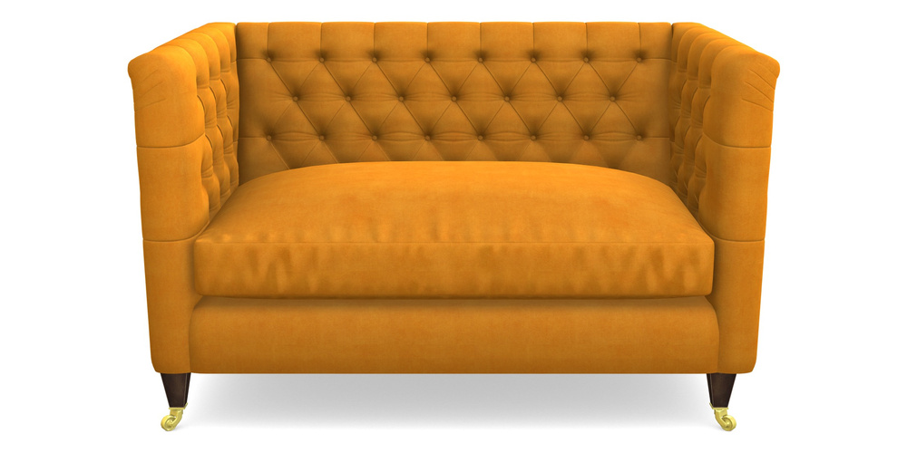 Product photograph of Holt 2 Seater Sofa In Clever Tough And Eco Velvet - Spice from Sofas and Stuff Limited