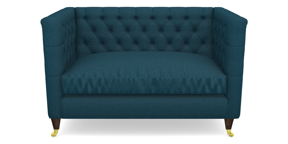 Product photograph of Holt 2 Seater Sofa In Plain Linen Cotton - Ink Pot from Sofas and Stuff Limited