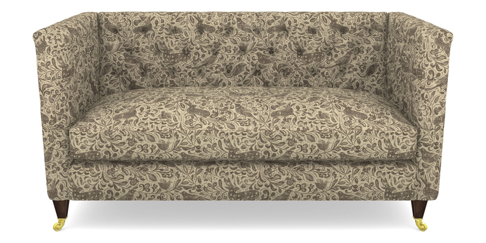 Product photograph of Holt 3 Seater Sofa In V A Drawn From Nature - Bird And Rabbit - Brown from Sofas and Stuff Limited