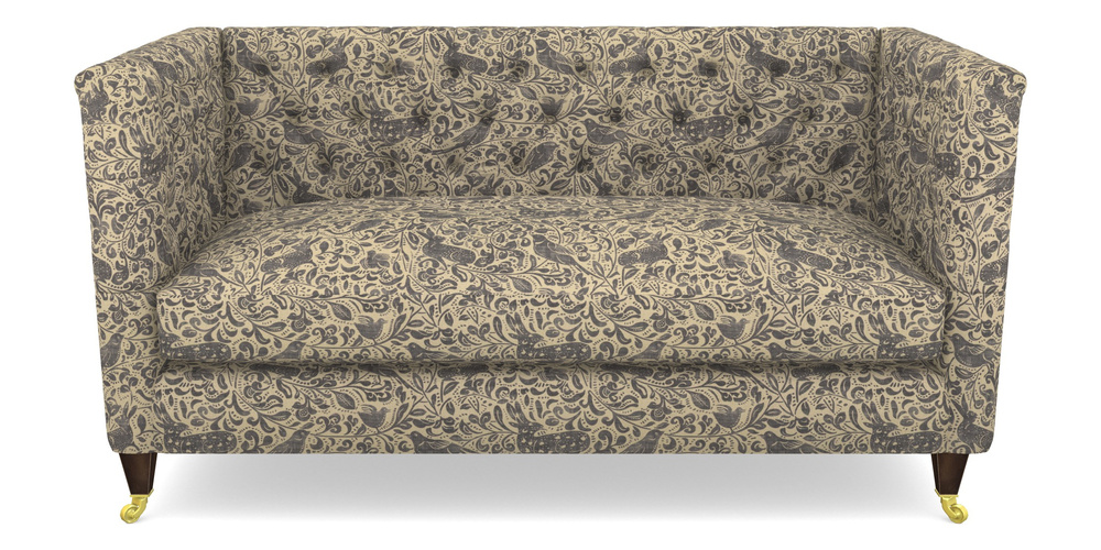 Product photograph of Holt 3 Seater Sofa In V A Drawn From Nature - Bird And Rabbit - Navy from Sofas and Stuff Limited