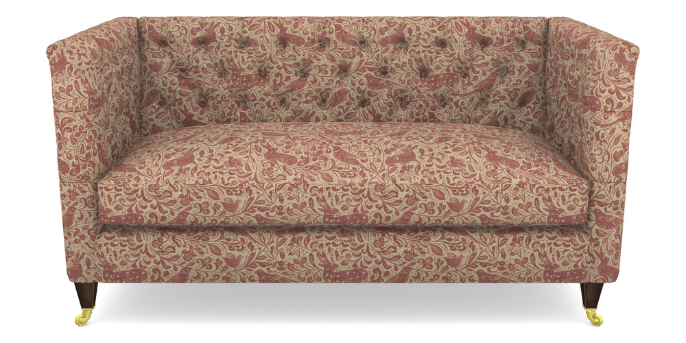 Product photograph of Holt 3 Seater Sofa In V A Drawn From Nature - Bird And Rabbit - Red from Sofas and Stuff Limited