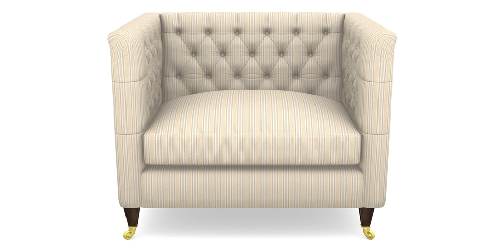 Product photograph of Holt Snuggler In Cloth 22 - Racing Stripes Ayr - Dove from Sofas and Stuff Limited