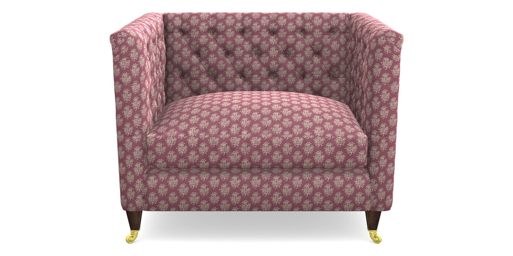 Product photograph of Holt Snuggler In Cloth 21 - Coral 1 - Cassis from Sofas and Stuff Limited