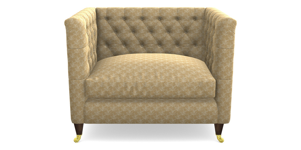 Product photograph of Holt Snuggler In Cloth 21 - Decorative Leaf - Quince from Sofas and Stuff Limited