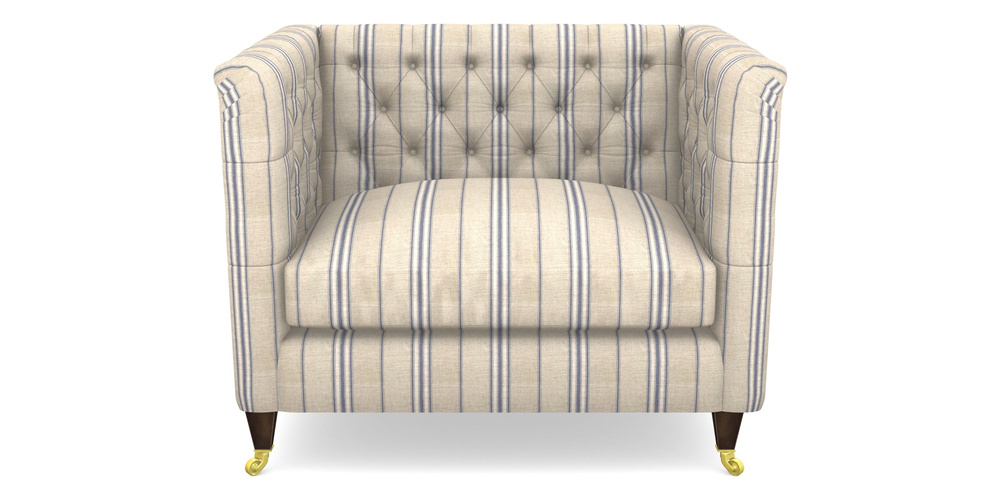 Product photograph of Holt Snuggler In Cloth 18 Stripe Regimental - Indigo from Sofas and Stuff Limited