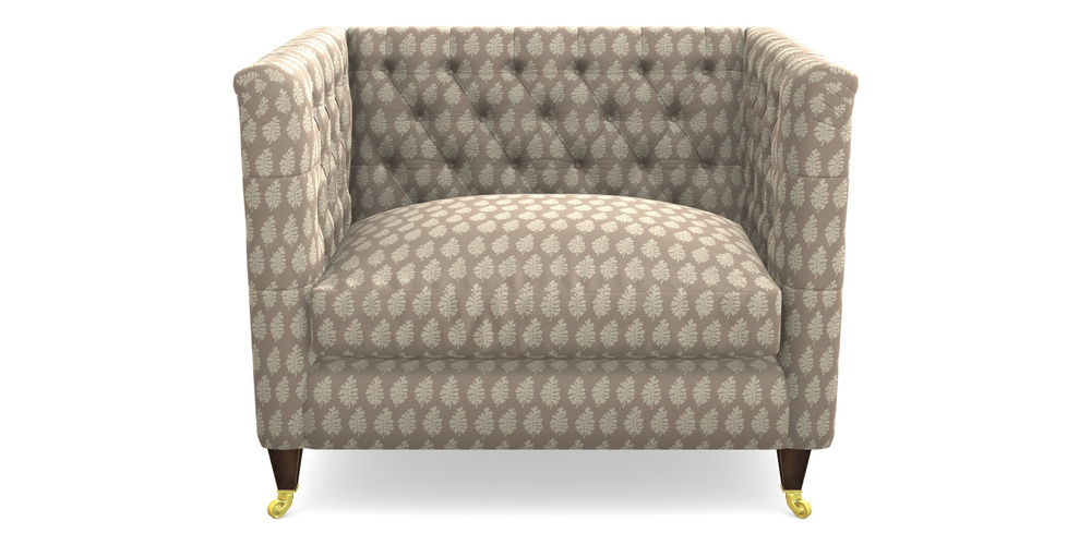 Product photograph of Holt Snuggler In Cloth 21 - Oak Leaf - Beech from Sofas and Stuff Limited