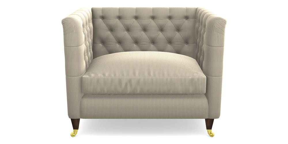 Product photograph of Holt Snuggler In Cloth 21 - Simple Stripe - Beech from Sofas and Stuff Limited