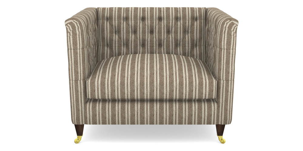 Product photograph of Holt Snuggler In Cloth 22 - Barcode - Peat from Sofas and Stuff Limited