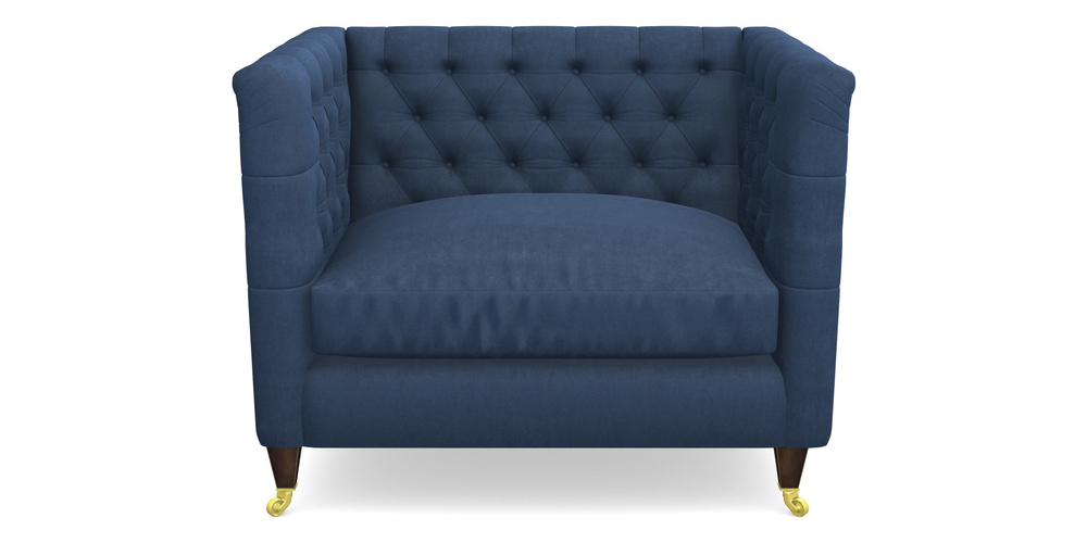 Product photograph of Holt Snuggler In Clever Tough And Eco Velvet - Agean from Sofas and Stuff Limited