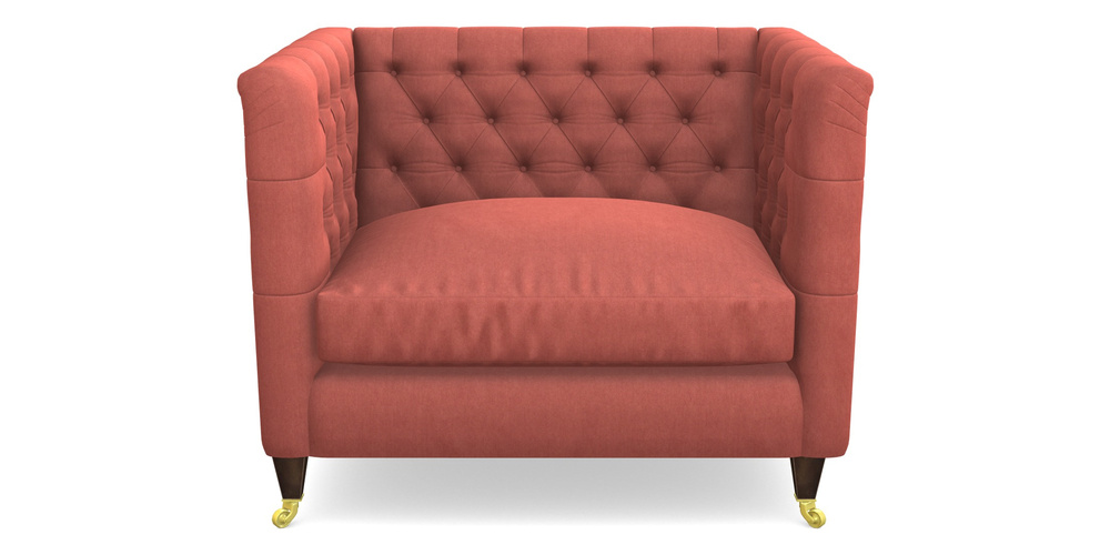 Product photograph of Holt Snuggler In Clever Tough And Eco Velvet - Damson from Sofas and Stuff Limited