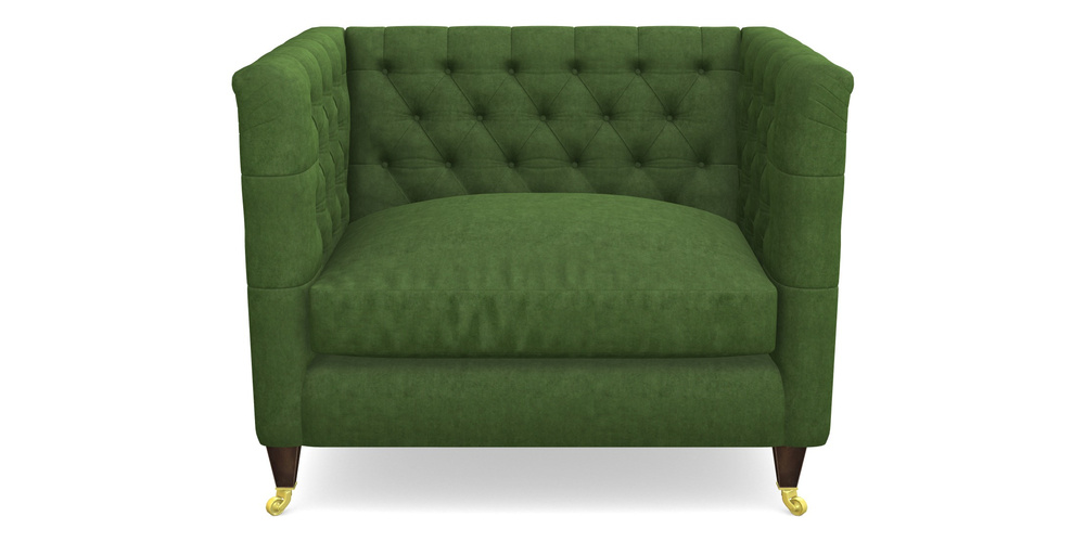 Product photograph of Holt Snuggler In Clever Tough And Eco Velvet - Shamrock from Sofas and Stuff Limited