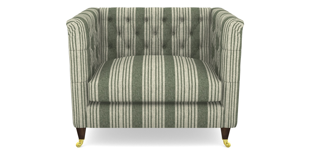 Product photograph of Holt Snuggler In Cloth 22 - Bayadere - Courgette from Sofas and Stuff Limited