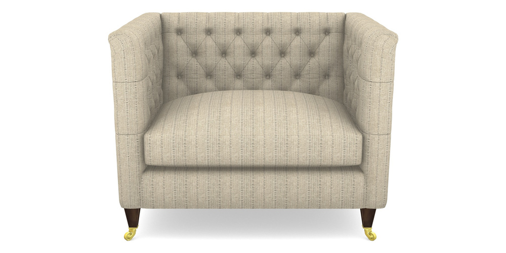 Product photograph of Holt Snuggler In Cloth 20 - Design 1 - Natural Herringbone from Sofas and Stuff Limited