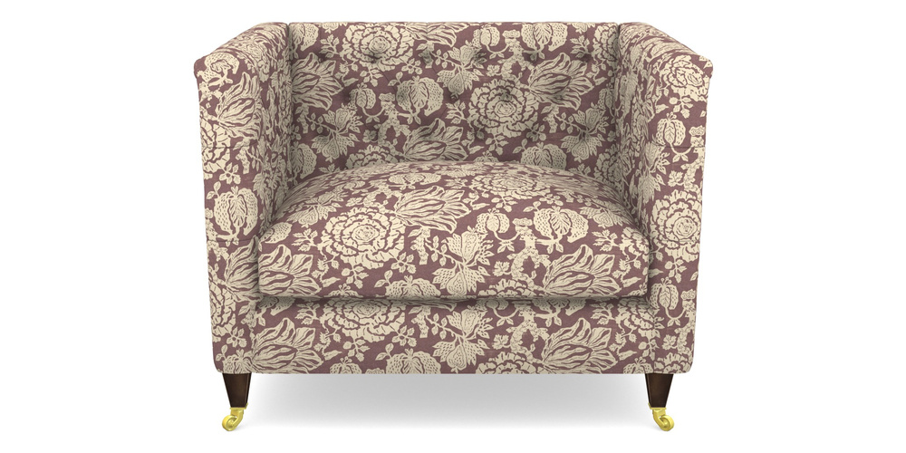 Product photograph of Holt Snuggler In V A Brompton Collection - Flowering Kale - Cacao from Sofas and Stuff Limited