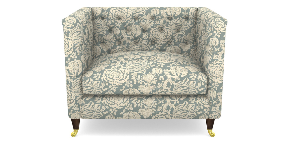 Product photograph of Holt Snuggler In V A Brompton Collection - Flowering Kale - Pebble from Sofas and Stuff Limited