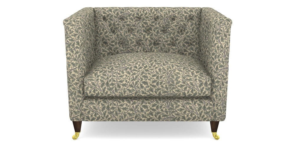 Product photograph of Holt Snuggler In V A Drawn From Nature Collection - Oak Tree - Duck Egg from Sofas and Stuff Limited