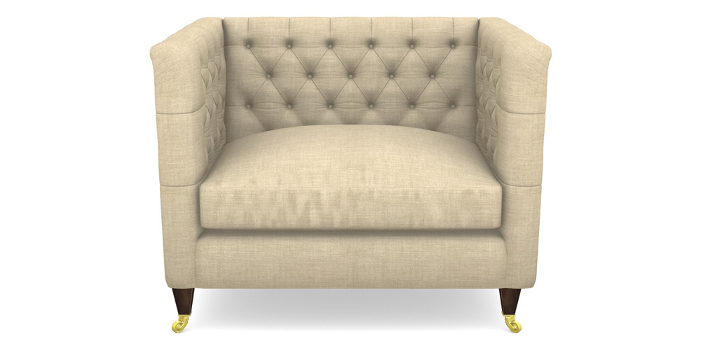 Product photograph of Holt Snuggler In Posh Linen - Oatmeal from Sofas and Stuff Limited