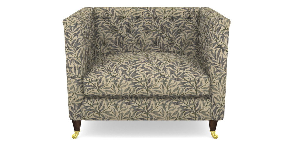 Product photograph of Holt Snuggler In V A Drawn From Nature - Willow Bough Large - Duck Egg from Sofas and Stuff Limited