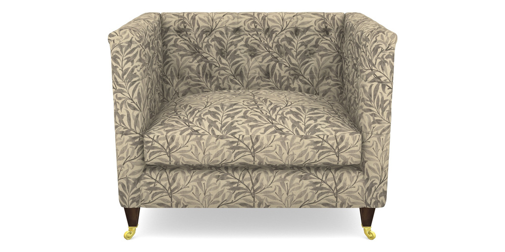 Product photograph of Holt Snuggler In V A Drawn From Nature - Willow Bough Large - Grey from Sofas and Stuff Limited