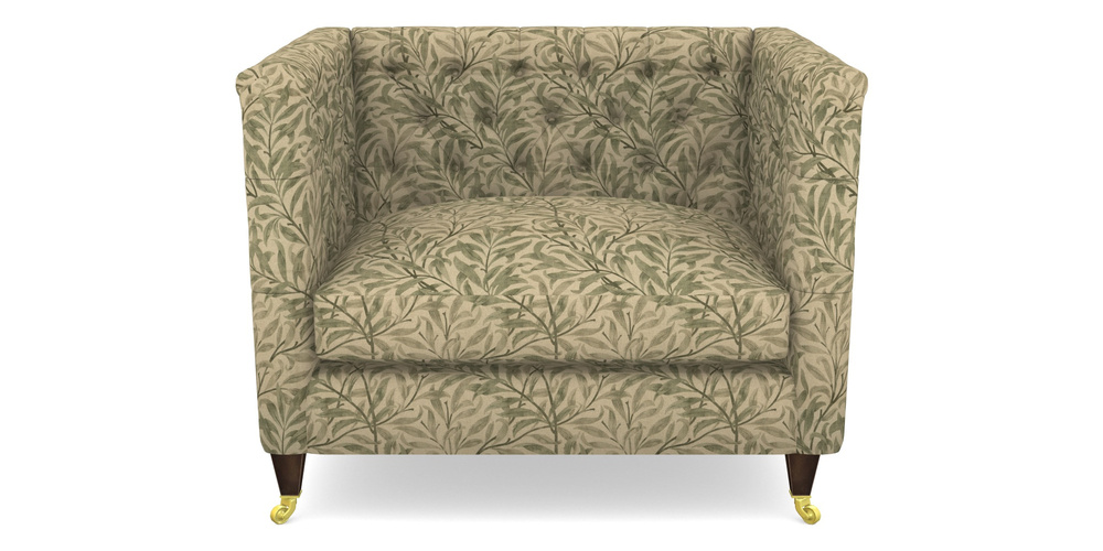 Product photograph of Holt Snuggler In V A Drawn From Nature - Willow Bough Large - Light Green from Sofas and Stuff Limited