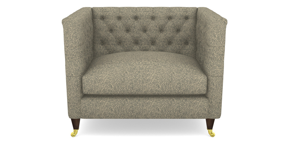 Product photograph of Holt Snuggler In V A Drawn From Nature Collection - Willow - Duck Egg from Sofas and Stuff Limited