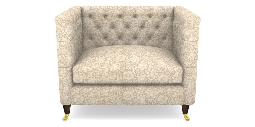 Product photograph of Holt Snuggler In William Morris Collection - Mallow - Linen from Sofas and Stuff Limited