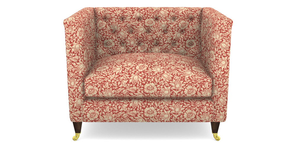 Product photograph of Holt Snuggler In William Morris Collection - Mallow - Madder from Sofas and Stuff Limited