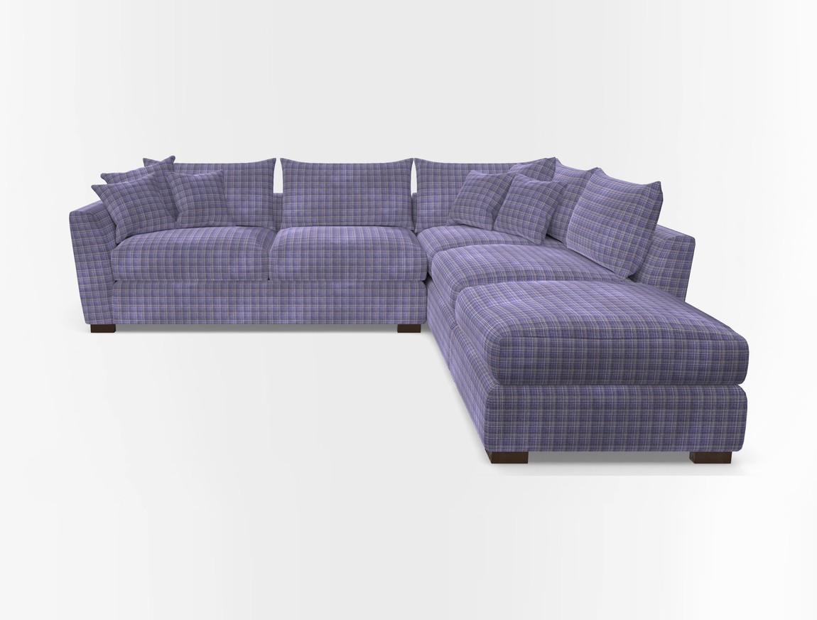Combi Corner Unit And Footstool LHF