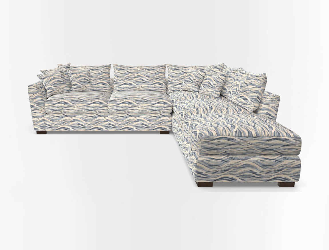 Combi Corner Unit And Footstool LHF
